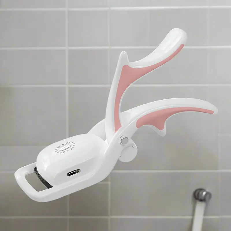 Danoz Direct White Usb Rechargeable Heated Eyelash Curler — Professional Lash Lift & Extension Aid 1