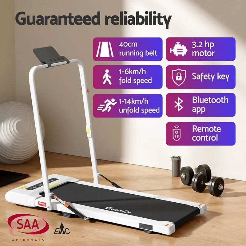 Danoz Everfit Under-Desk Walking Pad – 400Mm Quiet Electric Walking Treadmill For Home Offices 1