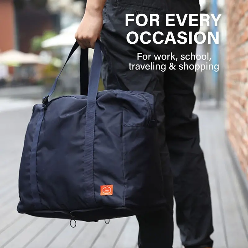 Danoz Fashion Koele Boston Navy Duffle Bag – Foldable Travel Tote With Laptop Compartment 1