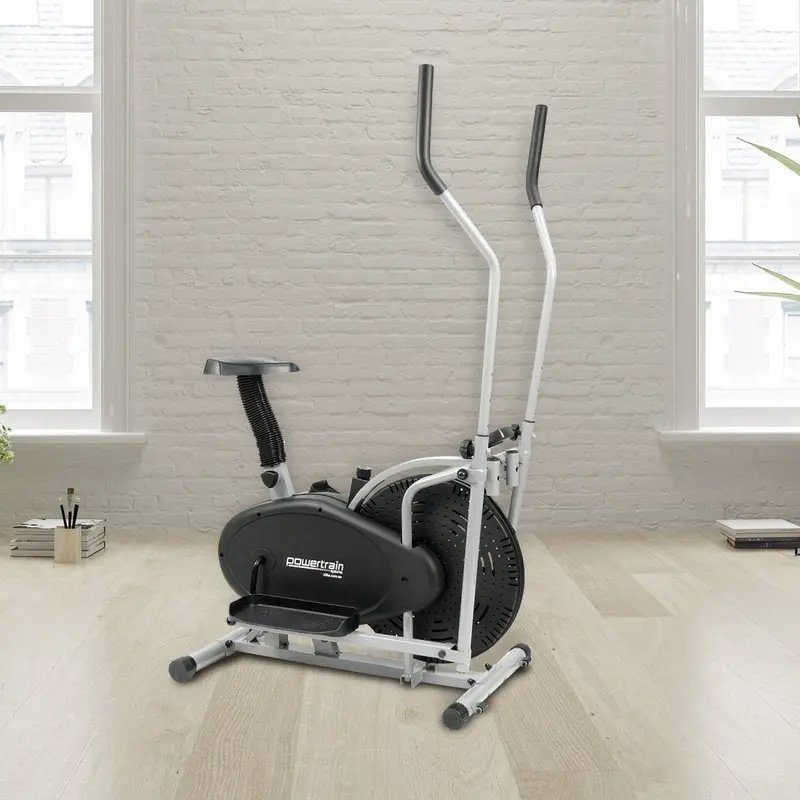 Danoz Fitness Powertrain 2-In-1 Elliptical & Upright Bike – Dual-Function Cardio Equipment 1