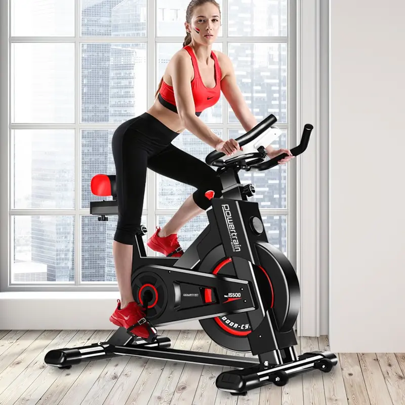 Danoz Fitness Powertrain Is-500 Electroplated Spin Bike – Commercial-Grade Indoor Cycling Machine (Black) 1