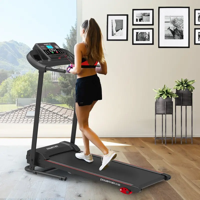 Danoz Fitness Powertrain K100 Foldable Electric Treadmill – Compact Home Gym Cardio Machine With Delivery 1