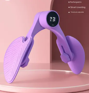 Danoz Fitness Purple Smart Kegel & Thigh Master – Adjustable Pelvic Floor & Inner Thigh Strengthener With Digital Counter 1