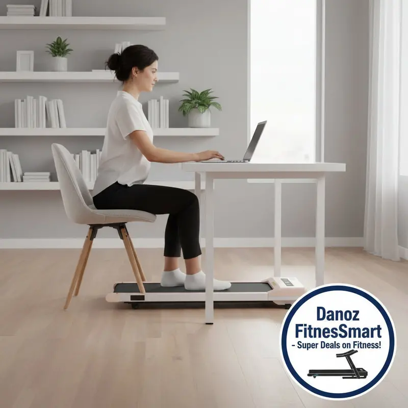 Danoz Fitnessmart Everfit Walking Pad – 360Mm Pink Compact Under-Desk Treadmill 1