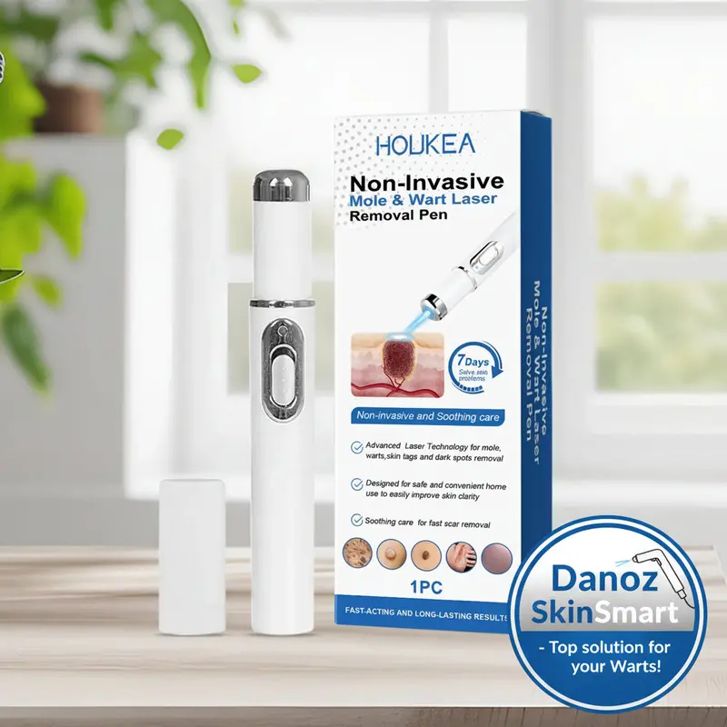 Danoz Healthsmart Blue Light Wart Remover – Gentle, Hygienic Skin Care Device For Targeted Treatment 1