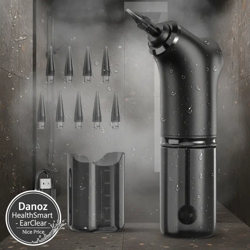 Danoz Healthsmart Earclear Ear Care System – Water-Only Cleaning Solution For Safe, Effective Wax Removal 1