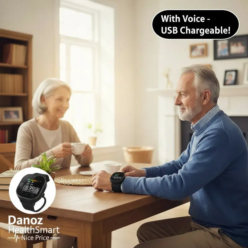 Danoz Healthsmart Usb-Rechargeable Wrist Blood Pressure Monitor – Fast, Accurate Digital Tensiometer 1
