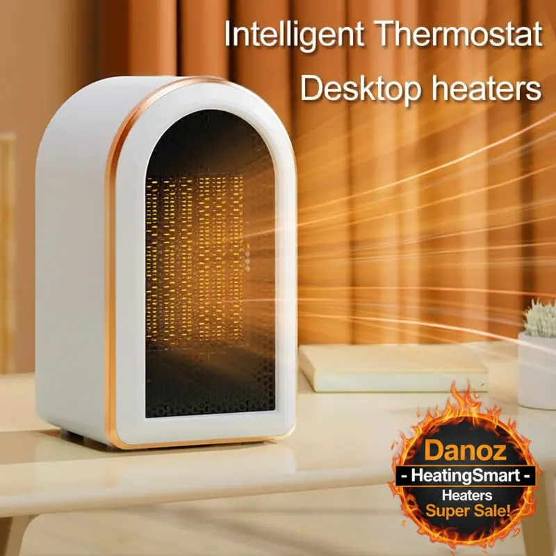 Danoz Heatingsmart 1200W Ptc Graphene Fan Heater With 360° Airflow & Digital Timer 1