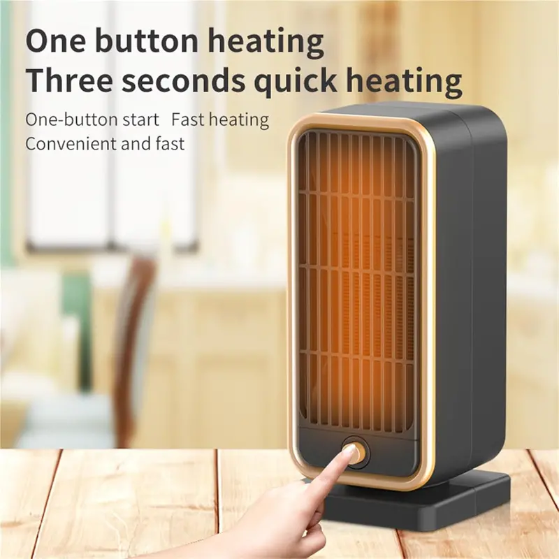 Danoz Heatingsmart 500W Ceramic Fan Heater – Plug-And-Play Indoor Heater With Overheat Protection 1