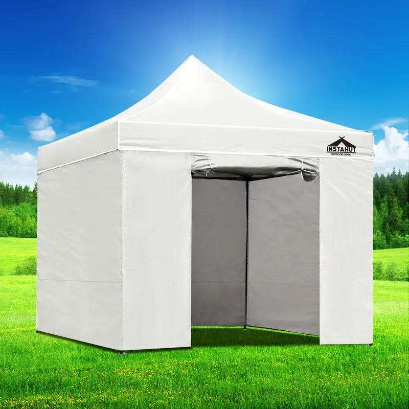 Danoz Instahut 3X3M Pop-Up Gazebo – Quick-Setup White Canopy For Gardens, Events & Campsites 1