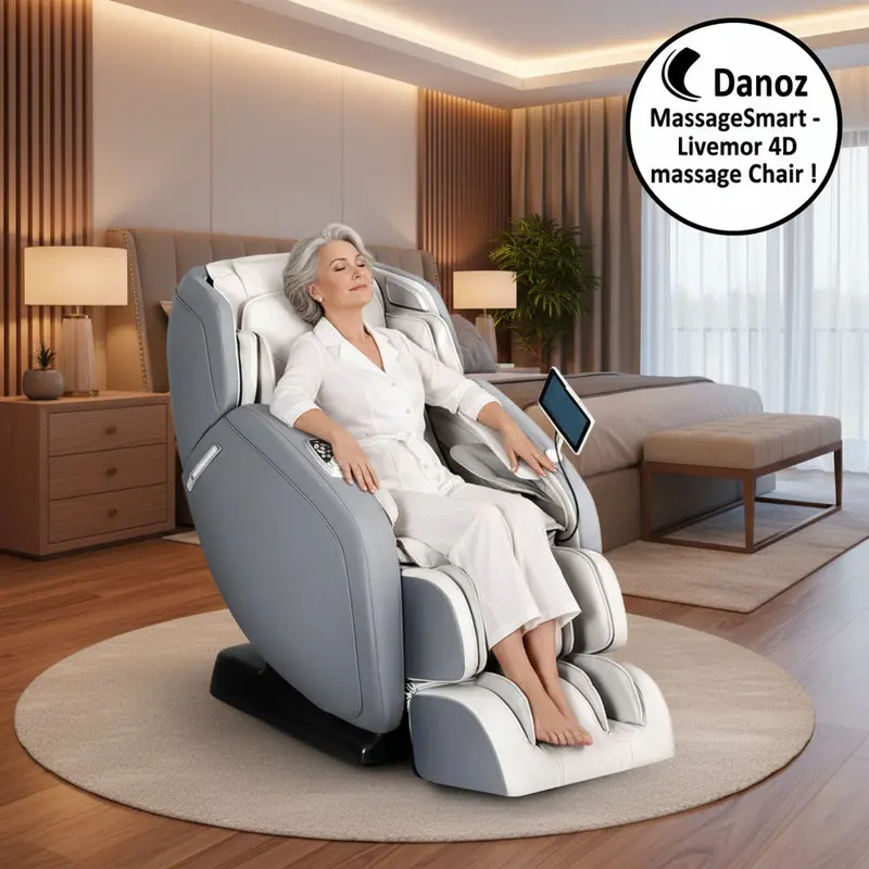 Danoz Livemor 4D Electric Massage Chair – Reclining Therapy With Advanced Rollers 1