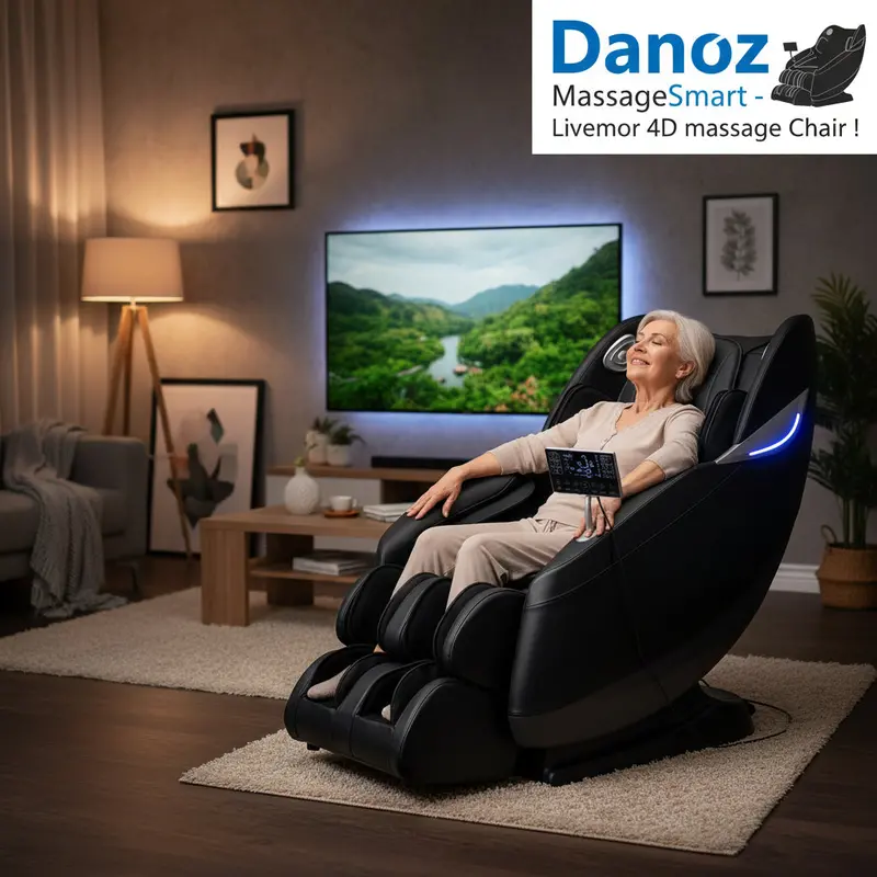 Danoz Massagesmart Livemor 4D Electric Reclining Massage Chair – Full-Body Therapeutic Relief 1