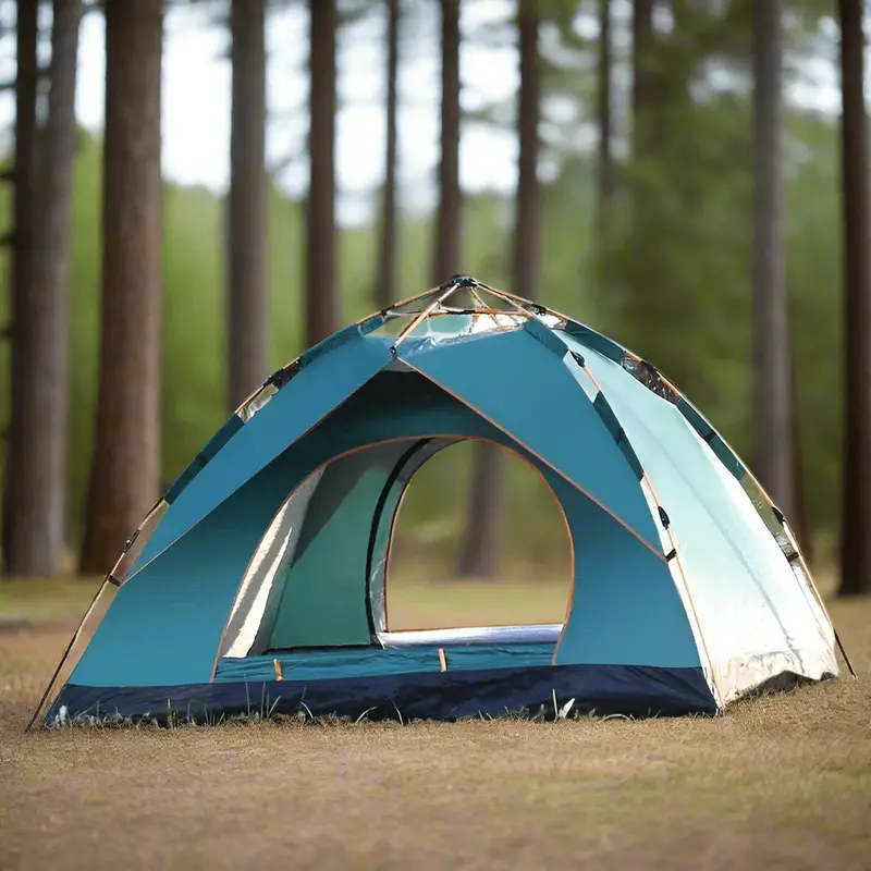 Danoz Outdoors 2–4-Person Green Double-Door Tent – Spacious 200×150×110Cm Outdoor Shelter 1