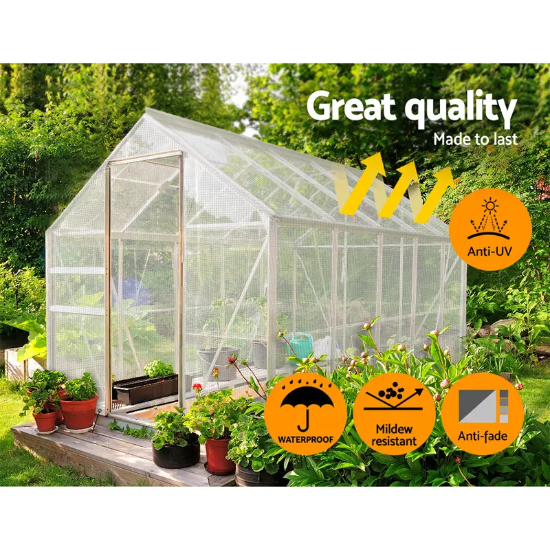 Danoz Outdoors Instahut 3×4 M Heavy-Duty Clear Tarp – Durable Outdoor Sun & Weather Cover 1