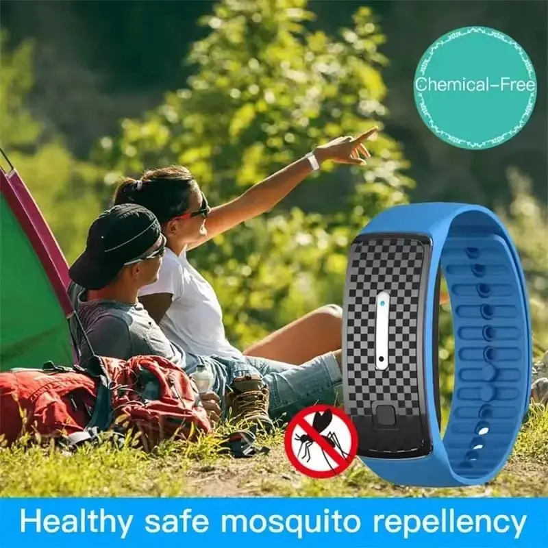 Danoz Outdoors Ultrasonic Mosquito Repeller + Body Shape Wristband Set – Dual Wellness Combo (Buy 1, Get 1 Free) 1