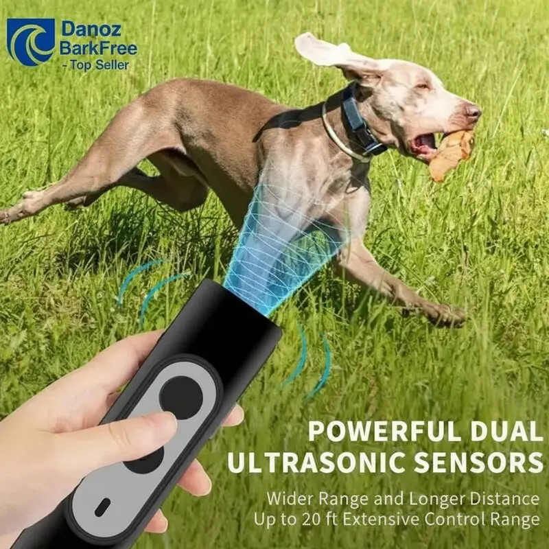Danoz Petsmart Ultrasonic Dog Repeller & Trainer – Humane, Adjustable Range Behavioral Aid For Pets 1