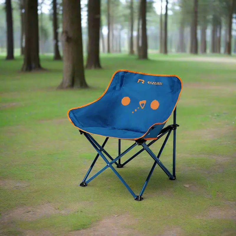 Danoz Razojess Blue Moon Chair – Lightweight Outdoor Folding Seat For Camping & Fishing 1