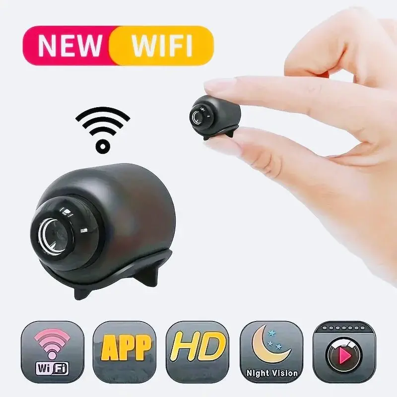Danoz Smart 1080P Wifi Mini Security Camera – Hd Indoor Monitoring & Baby Watch With Remote Access 1
