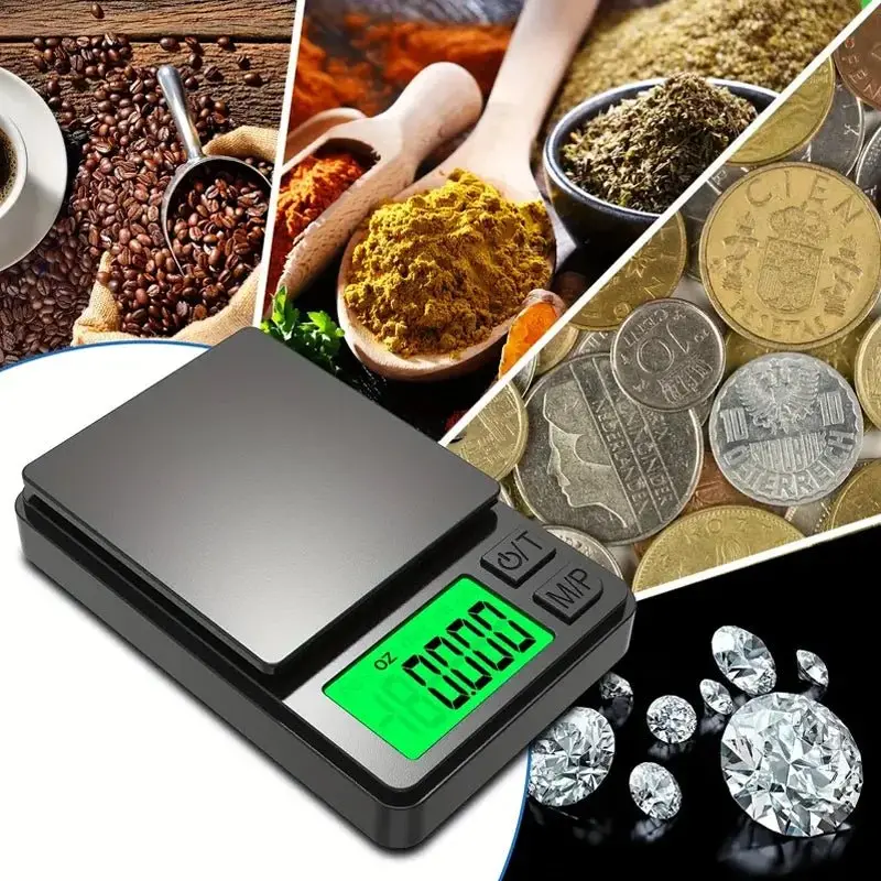 Danoz Smart Precision Pocket Scale – 1000G × 0.01G Digital Gram Scale With Backlit Lcd, Ideal For Food, Jewelry & Travel Weighing 1
