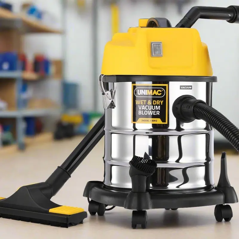 Danoz Unimac Wet/Dry Vacuum – 1400W High-Power 20L Dual-Use Cleaner For Garages, Vehicles & Large-Scale Cleaning Tasks 1