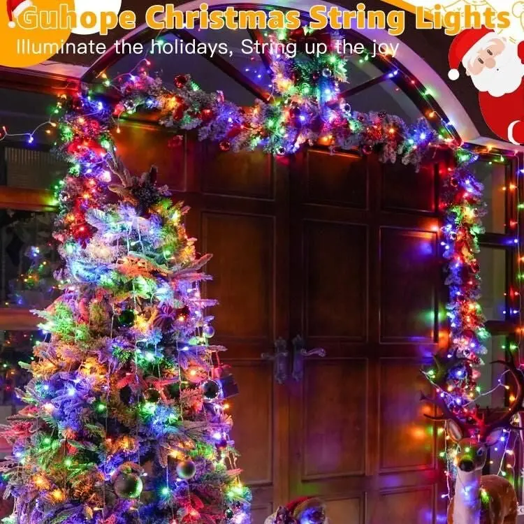 Danoz Xmas 300-Led Color-Changing Fairy Lights – 9-Meter Battery-Operated Festive Garland 1