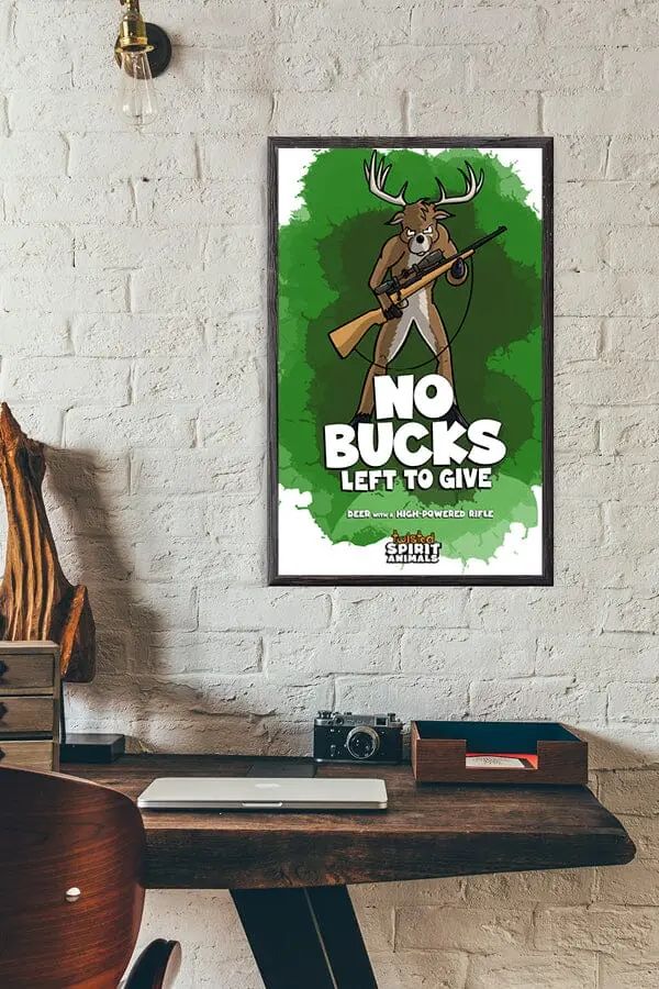 Deer With A High-Powered Rifle Art Print (11X17) 1