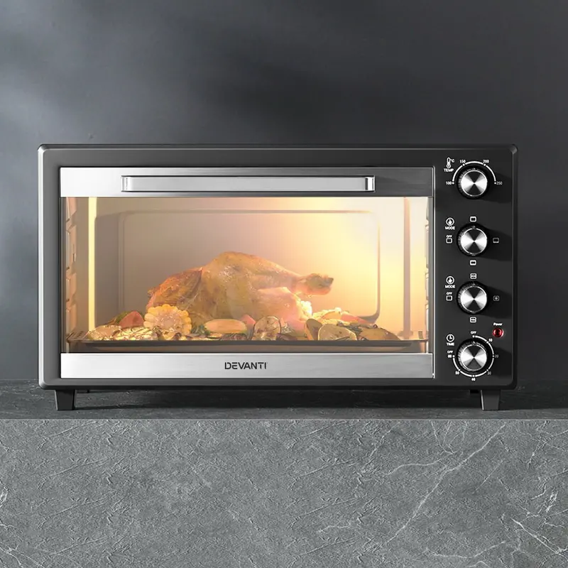 Devanti 60L Convection Oven Air Fryer – 2000W Large-Capacity Digital Countertop Oven 1