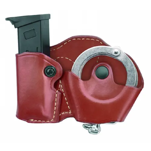 Dual Compartment Belt Case For Handcuffs And Magazines 1