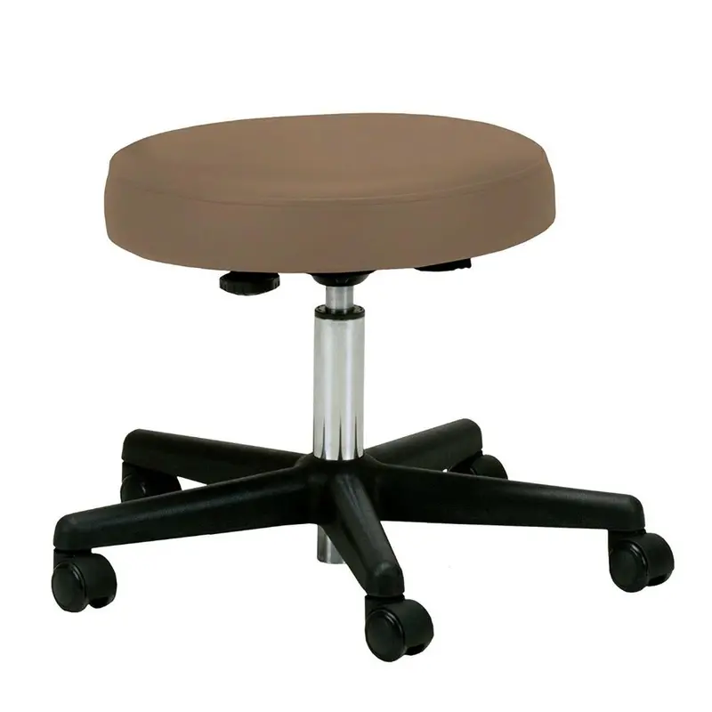 Earthlite Latte Brown Pneumatic Massage Stool With Height Adjustment 1