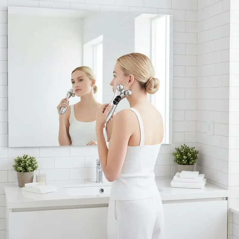 Electric Facial Beauty Device – Microcurrent + Led Skin Tightening & Lifting Tool 1