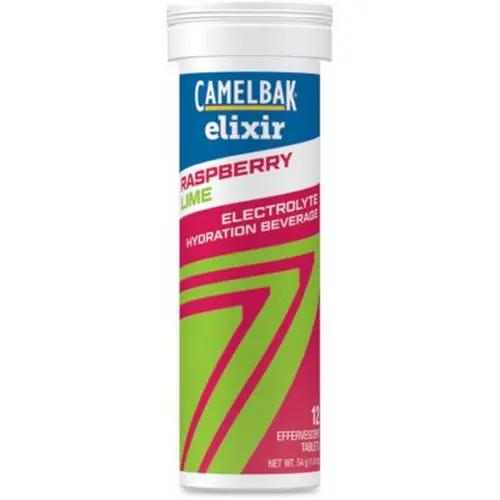 Elixir Effervescent Tablet Tube Pack – Raspberry Lime (12 Count) 1