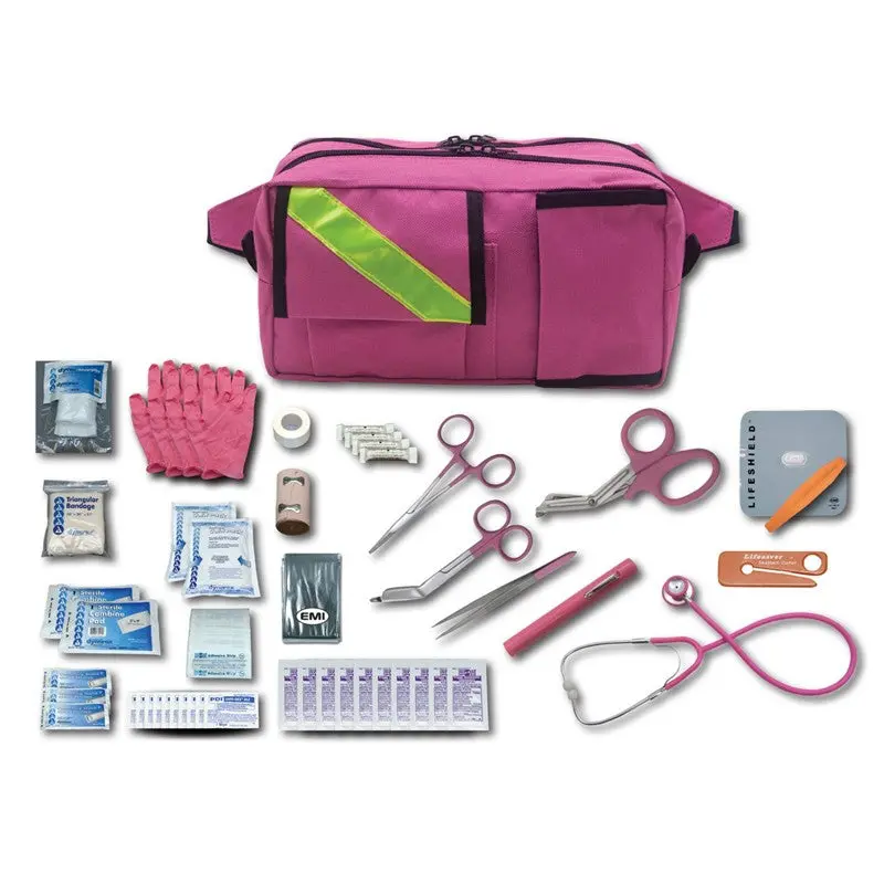 Emi Trauma Pac Pink Emergency Medical Kit 1