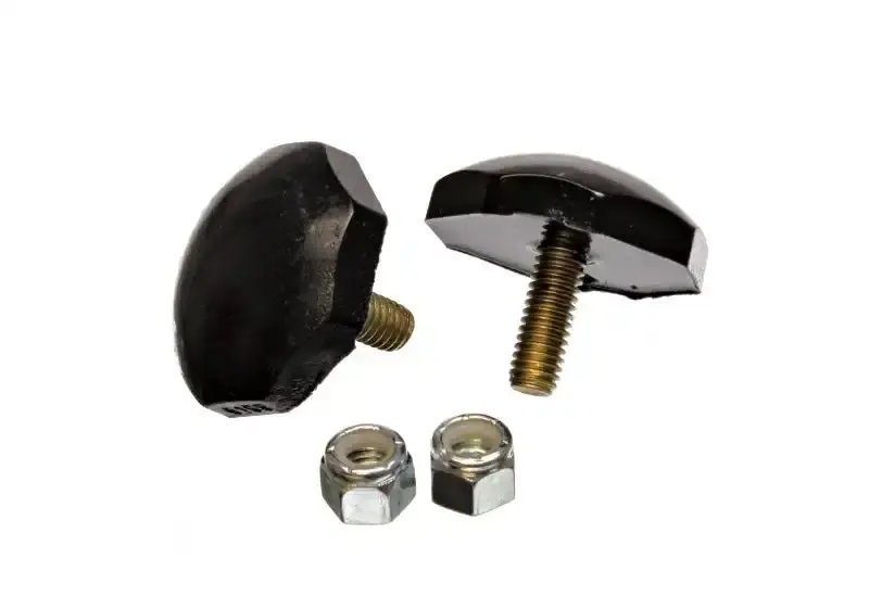 Energy Suspension Octagon Bump Stop Kit – Polyurethane, Black (Front/Rear Set) 1