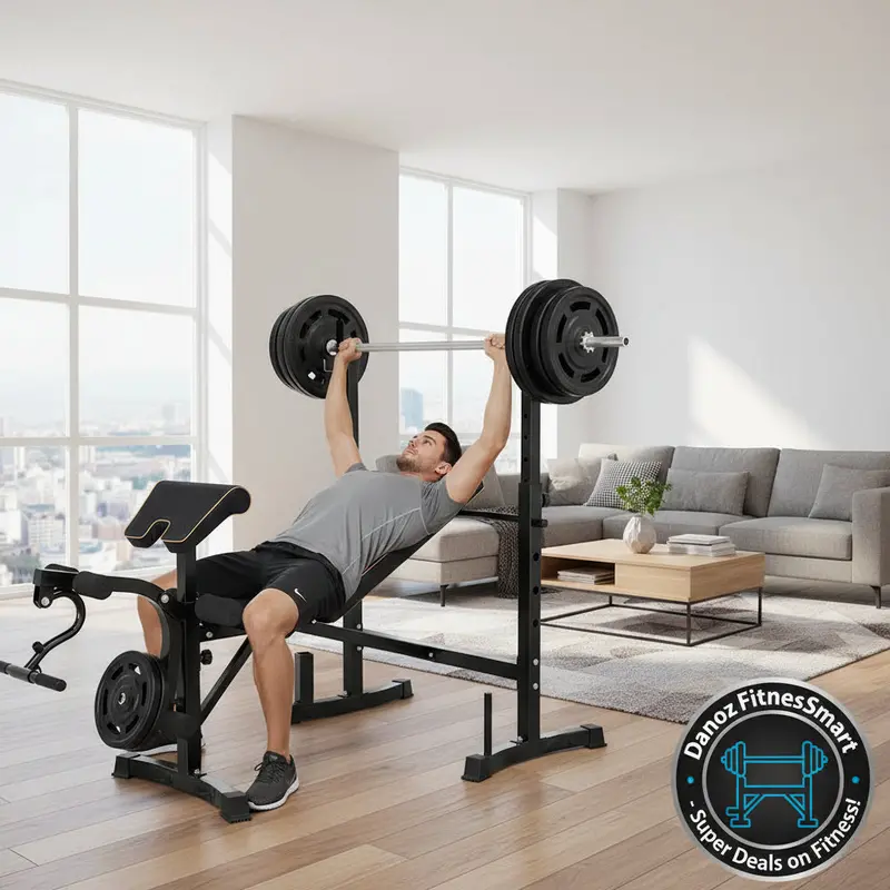 Everfit 10-In-1 Adjustable Weight Bench – 330Kg Home Gym Station By Danoz Fitness 1
