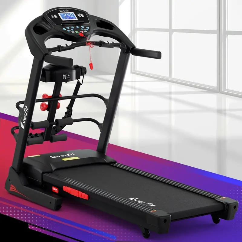 Everfit Electric Treadmill By Danoz Direct – Home Gym Walking/Running Machine With Built-In Massager & 480Mm Running Belt 1
