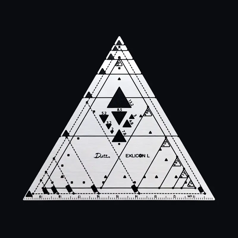 Exlicon L Triangle Golden Ratio Tool – Accurate Proportional Layout For Illustrators 1