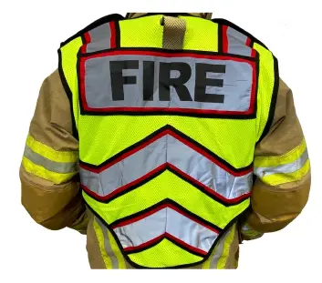 Fire Ninja Vest – Lightweight, High-Visibility Fireground Safety Vest 1