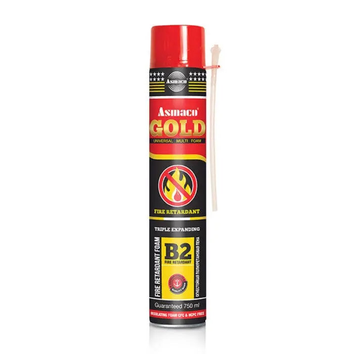 Fire-Rated Expanding Foam – Asmaco B2 Class, 750 Ml Can 1