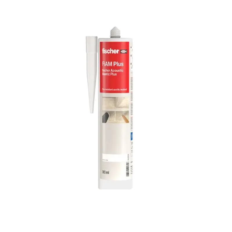 Fischer Fiam Plus Firestop Acrylic Sealant – Intumescent Fire-Resistant Caulk 1