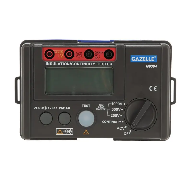 Gazelle G9304 Insulation Resistance Tester For Electrical Safety Checks 1