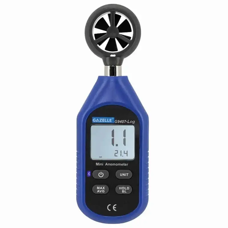 Gazelle G9407-Log Anemometer Data Logger For Air Velocity Monitoring 1