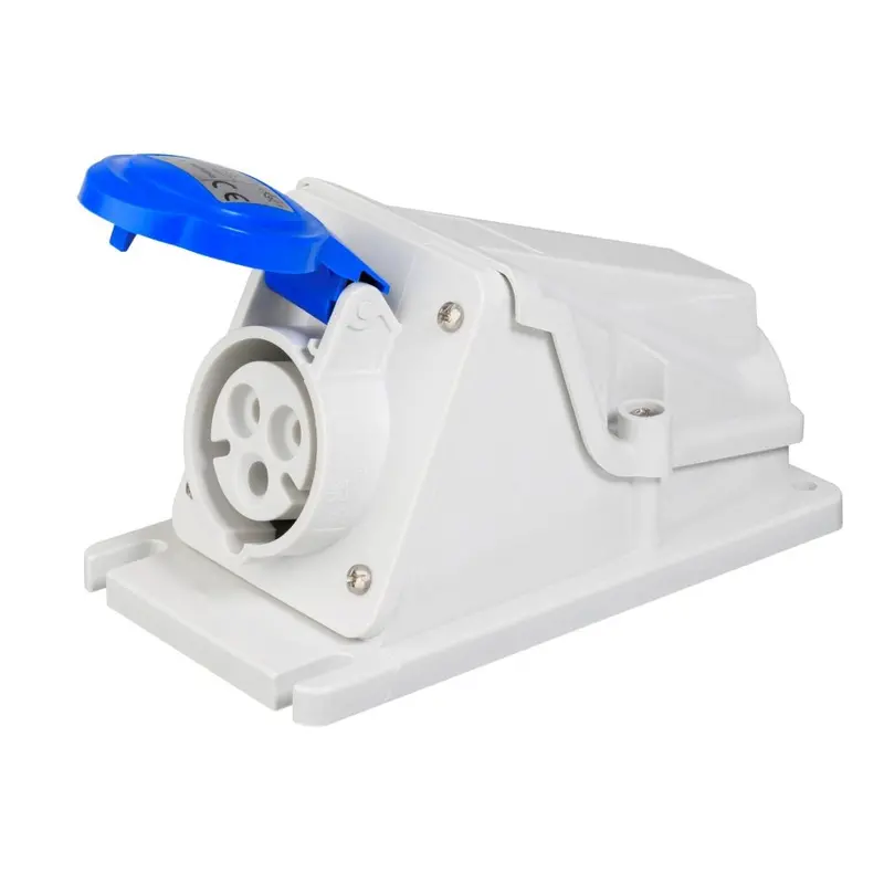 Gewiss Wall-Mounted Industrial Socket – 16A, 3-Pin, 230V, Ip44 1