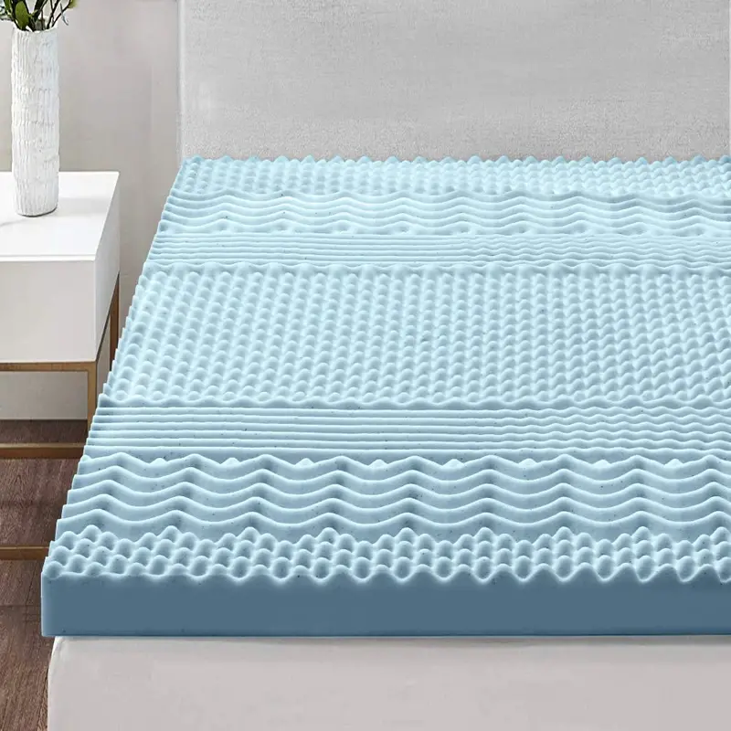 Giselle Bedding 8Cm 7-Zone Memory Foam Topper – King Size Pressure-Relieving Mattress Enhancer 1