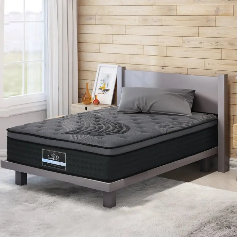 Giselle Bedding Bamboo-Blend Mattress – 34Cm King Single Support Core 1
