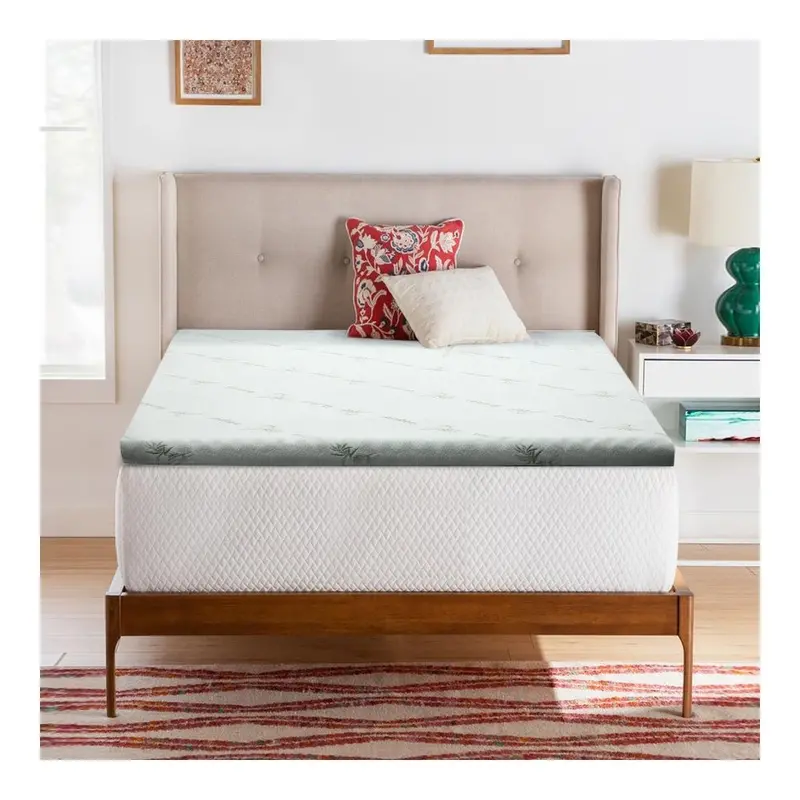 Giselle Bedding Cool Gel Memory Foam Mattress Topper – 8Cm Single 1
