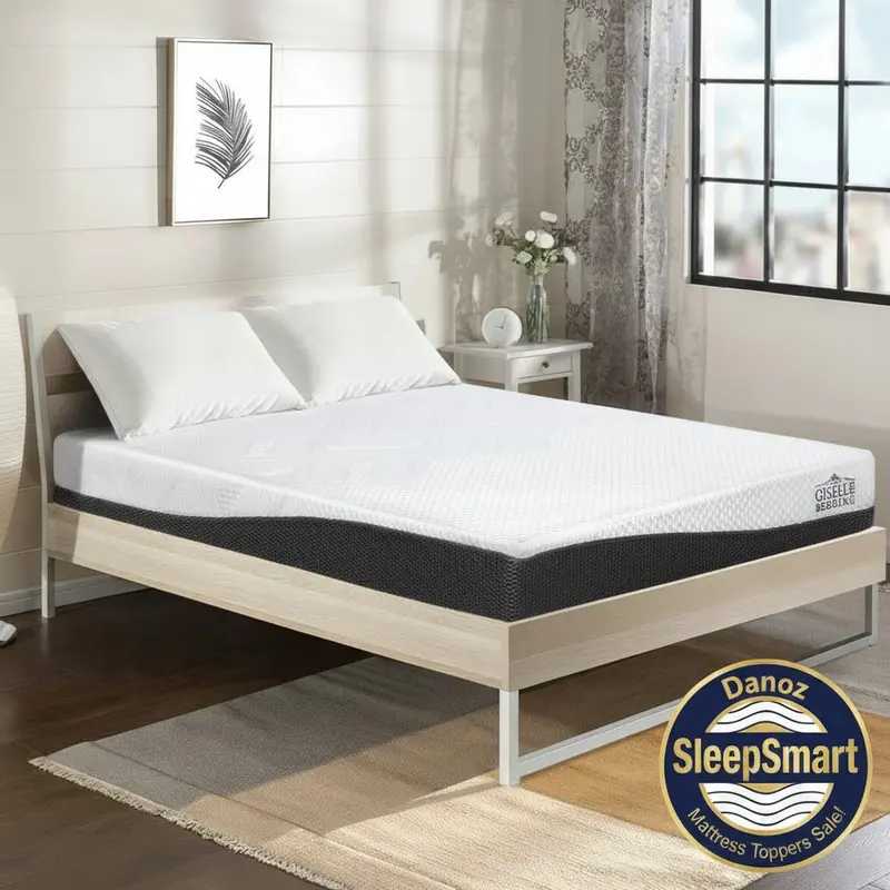 Giselle Bedding Sleepsmart Cool Gel Non-Spring Mattress – 21Cm Queen Size With Bamboo Cover 1
