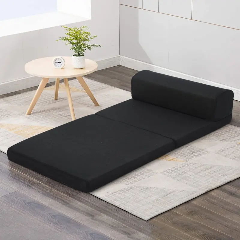 Giselle Foldable Foam Mattress – Compact Black Sleeping Mat With Free Postage 1