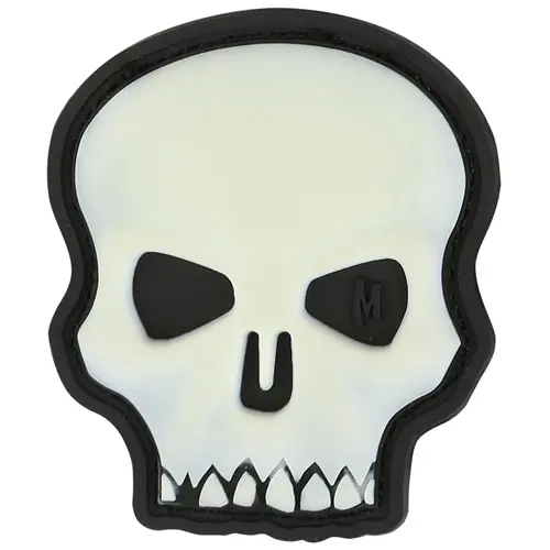 Glow-In-The-Dark Hi-Relief Skull Decal 1