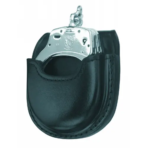 Gould & Goodrich Leather Open-Top Handcuff Carry Case 1