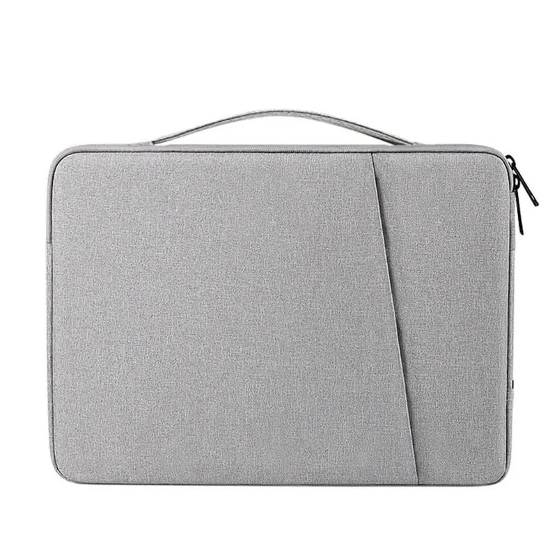 Grey 360° Laptop & Tablet Sleeve – Water-Resistant Protective Case With Built-In Accessory Compartment 1